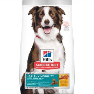 Adult Healthy Mobility Large Breed Chicken Meal, Brown Rice & Barley Recipe dog food